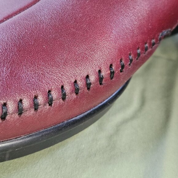 SAS Tripad Comfort Burgundy Leather Dream Shoes Slip-On Women's 10.5 M Width - Picture 11 of 16